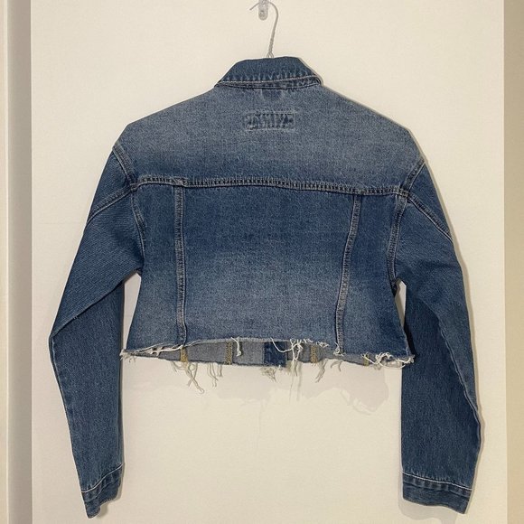 Forever 21 Cropped Denim Jacket - Picture 3 of 4